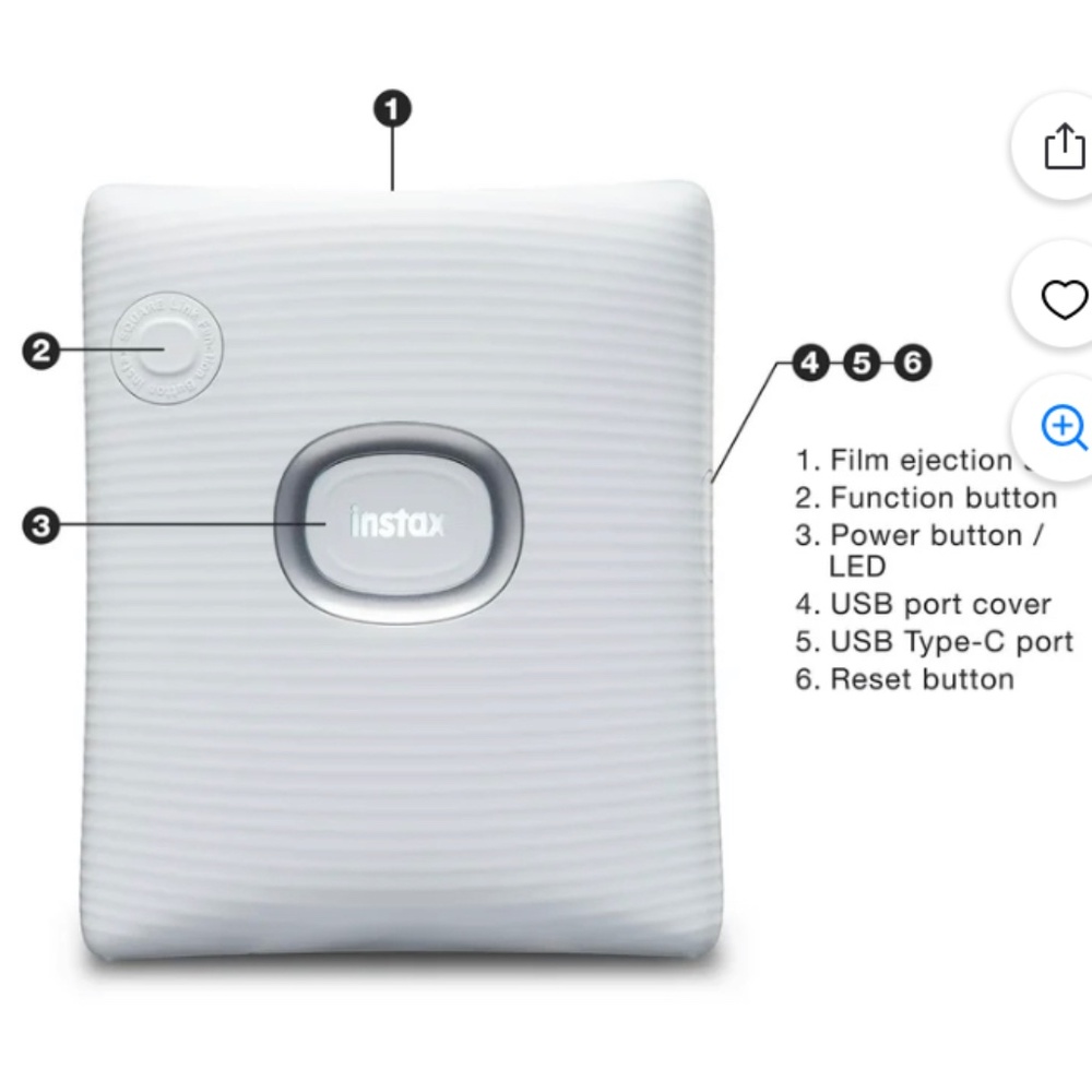 Instax Square Link Smartphone Printer